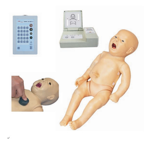 Volle Funktionskrankenpflege-Säuglingsmännchen mit CPR-Monitor für die Ausbildung der Medizinischen Fakultäten