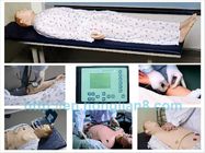Moderner erwachsener Voll-Körper männliches Krankenpflege-Modell mit ECG, Auskultations-Ton, CPR, BP