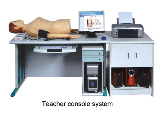 Hohes intelligentes Digitalnetz mit Abdominal- Auskultations-Männchen-Frau